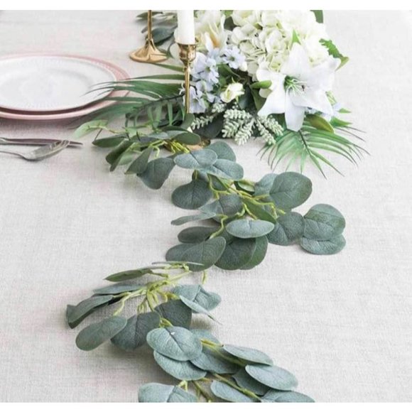 Other - 25 count | Silver Dollar Eucalyptus Garland 162.5 total feet Wedding Arch Vines